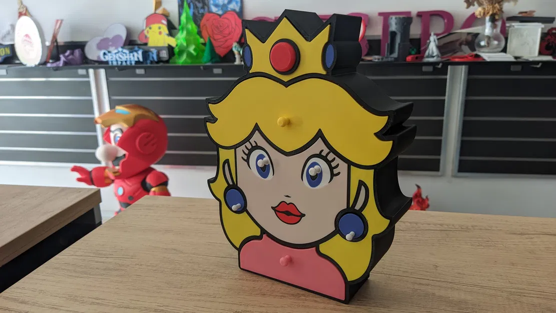 Hộp trang sức / Ngăn kéo lưu trữ Công chúa Peach - Image 6