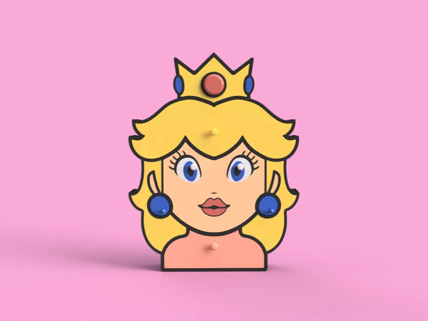 Hộp trang sức / Ngăn kéo lưu trữ Công chúa Peach - Image 8