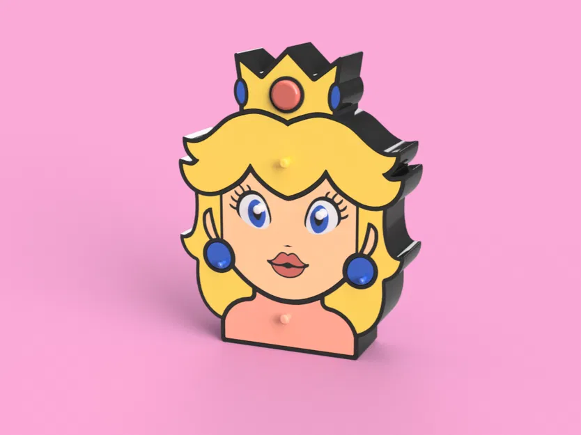 Hộp trang sức / Ngăn kéo lưu trữ Công chúa Peach - Image 9