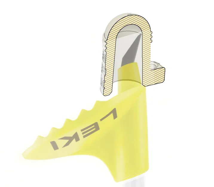 Ốp bảo vệ đầu gậy trượt tuyết Nordic Cross Country - Image 2