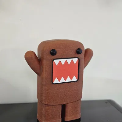 Hướng dẫn in 3D mô hình nhân vật Domo dễ thương không cần AMS