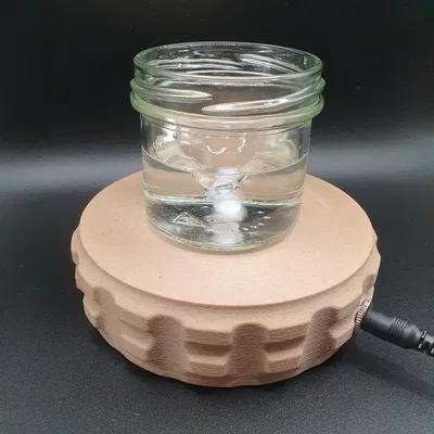 Máy khuấy từ tính tự chế từ quạt PC 70mm tận dụng