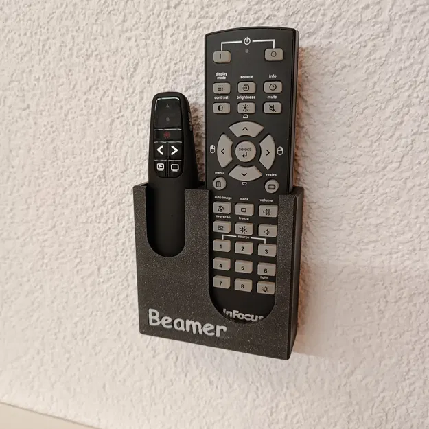 Giá treo điều khiển máy chiếu và bút trình chiếu 3D gọn gàng - Image 1