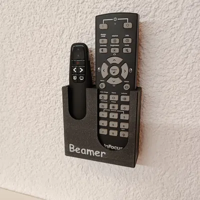 Giá treo điều khiển máy chiếu và bút trình chiếu 3D gọn gàng