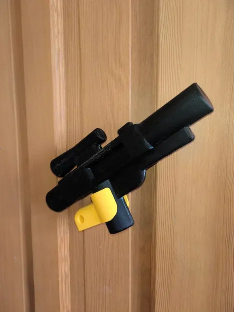 Giá Treo Tường In 3D Cho Mô Hình Lego Blaster Rifle - Image 1