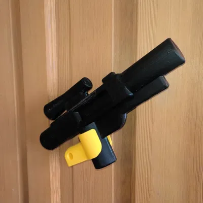 Giá Treo Tường In 3D Cho Mô Hình Lego Blaster Rifle