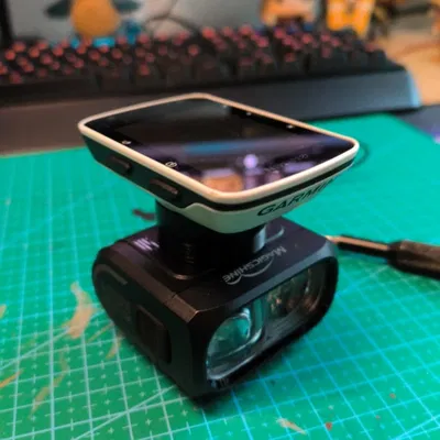 Adapter gắn Garmin trên đèn xe đạp MagicShine HORI