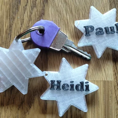 Móc khóa hình ngôi sao - Star Keychain