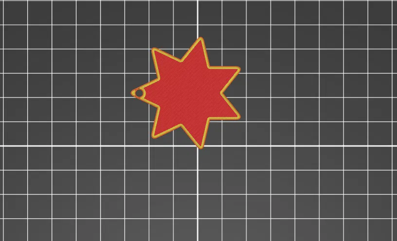 Móc khóa hình ngôi sao - Star Keychain - Image 2