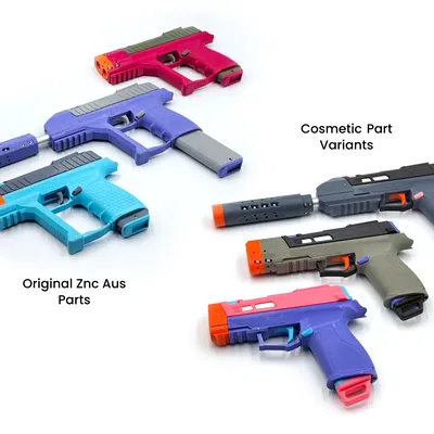 Znc Aus - Blaster Nerf nạp đạn băng cực mạnh - Các phiên bản ngoại hình tùy chọn