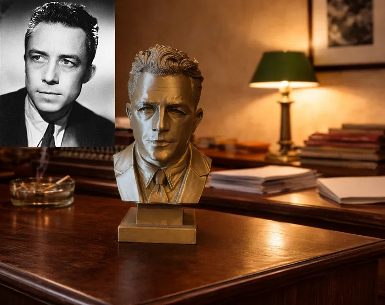 Albert Camus – Tượng bán thân in 3D - Image 1