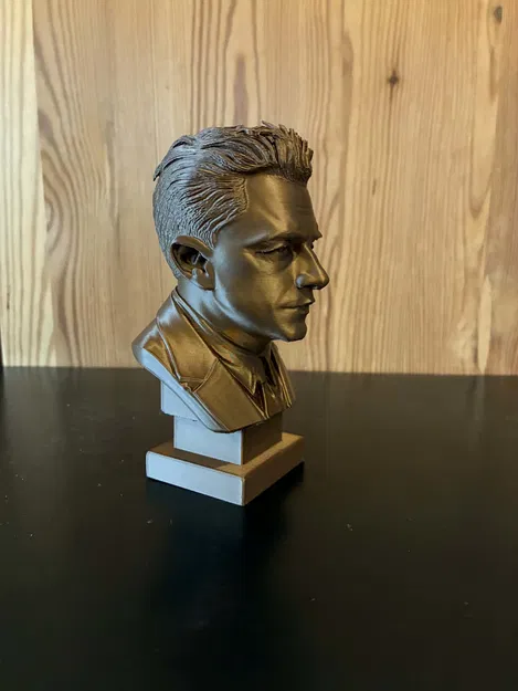 Albert Camus – Tượng bán thân in 3D - Image 2