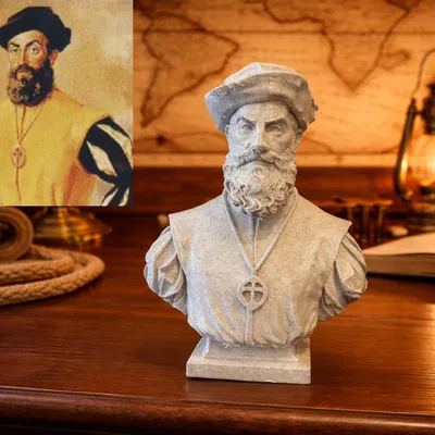 Tượng bán thân Fernão de Magalhães (Ferdinand Magellan)