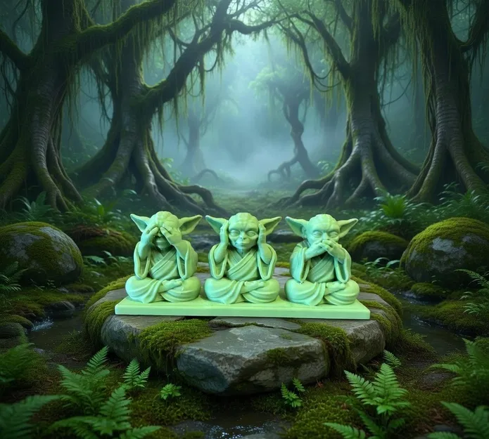 Three Wise Yodas: Bộ ba Yoda thông thái - Image 1
