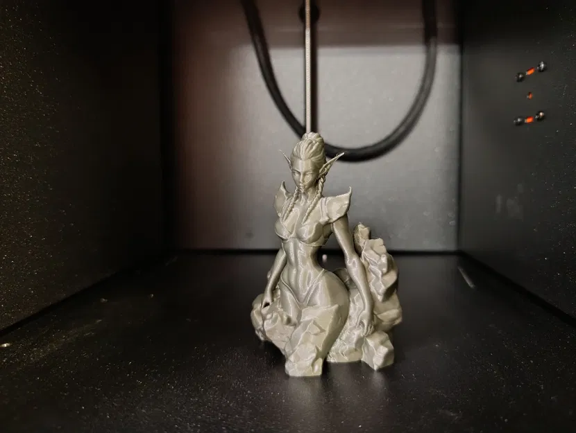 Tượng Elf Hộ Vệ Đá - Mô hình Fantasy - Image 2