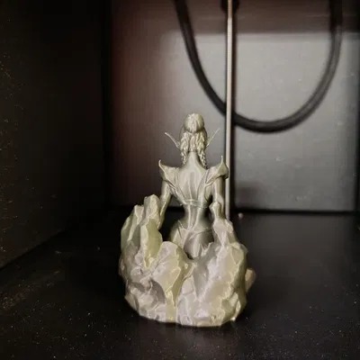 Tượng Elf Hộ Vệ Đá - Mô hình Fantasy