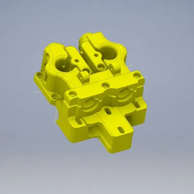 Bộ khung đầu phun kép (Dual Extruder) cho máy in Prusa i3