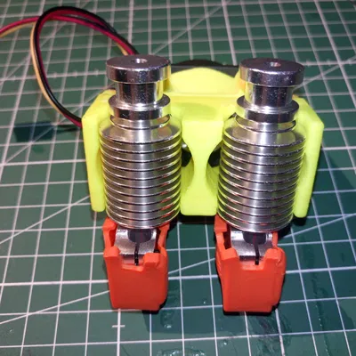 Ngàm chuyển đổi quạt 40mm cho cụm đầu in đôi E3D V6