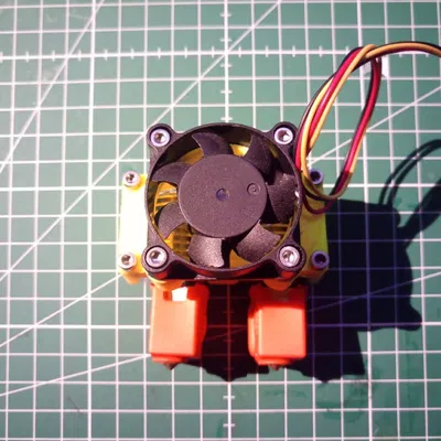 Ngàm chuyển đổi quạt 40mm cho cụm đầu in đôi E3D V6
