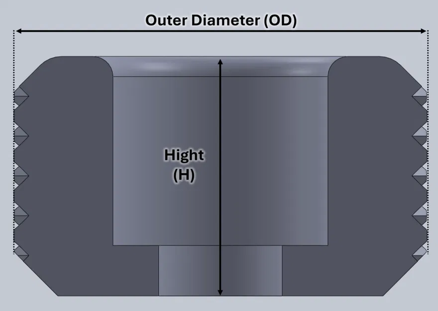 Bộ sưu tập núm vặn cho ốc lục giác chìm M2.5 đến M8 - Image 2