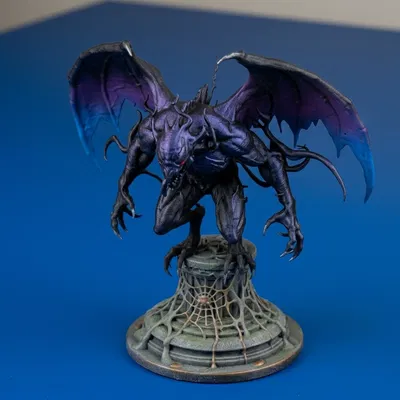 Sinh Vật Cánh Đen – Mô hình fantasy in nhựa SLA