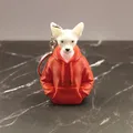 Mô hình mèo mặc áo hoodie 3D in - Phụ kiện móc khóa độc đáo - Thumbnail 1