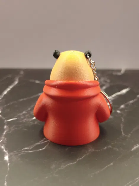 Móc khóa Capybara mặc áo hoodie xinh xắn - File in 3D độc đáo - Image 3