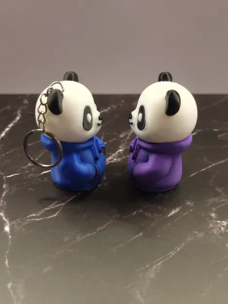 Mô hình Gấu trúc Panda mặc áo Hoodie xinh xắn - Image 2