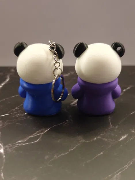 Mô hình Gấu trúc Panda mặc áo Hoodie xinh xắn - Image 3