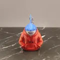 Mẫu in 3D móc khóa cá mập mặc áo hoodie (Shark with hoodie) siêu dễ thương - Thumbnail 2