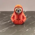 Mô hình chú lười (Sloth) mặc áo hoodie dễ thương để in 3D - Thumbnail 1