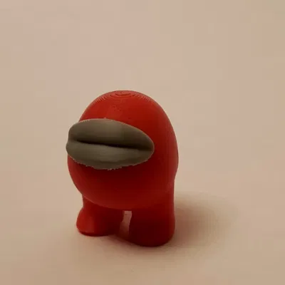 Mô hình Among Us môi quyến rũ (Amogus Big Lips) cực hài hước