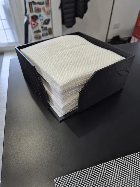 Giá đựng khăn giấy thiết kế hình tròn hình học - Image 1