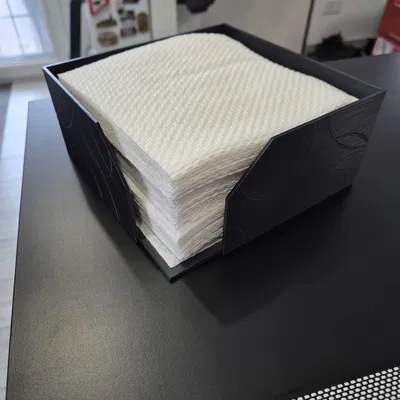 Giá đựng khăn giấy thiết kế hình tròn hình học