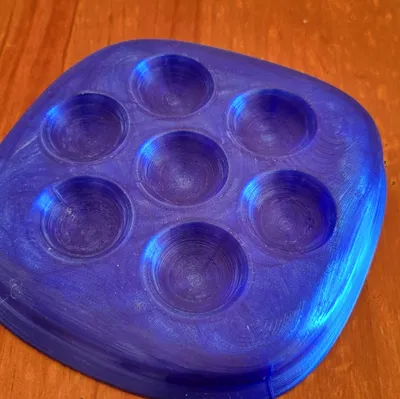 Đế trưng bày hình chiếc gối cho 7 viên ngọc rồng