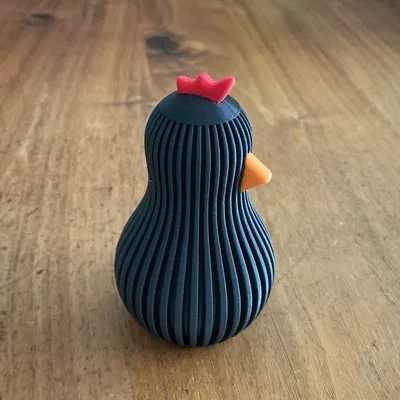 Chú gà Phục sinh, thiết kế dạng gân