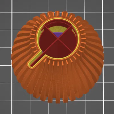 Chú gà Phục sinh, thiết kế dạng gân