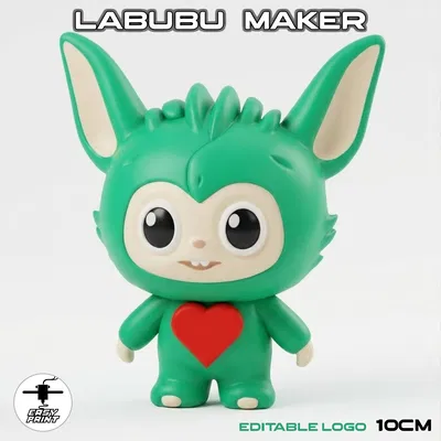 Mô hình Labubu Heart in 3D: Tự tay chèn Logo độc đáo