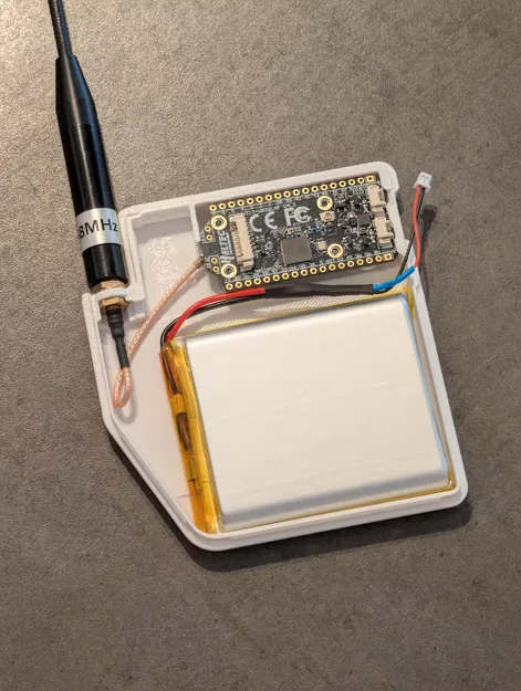 Vỏ Case 3D Cho Heltec LoRa 32 V4/V3 Hỗ Trợ Pin 5000mAh - Image 2