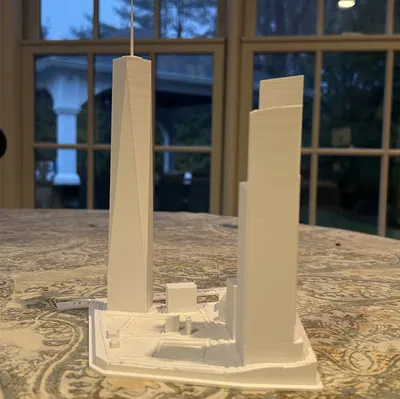 Mô hình 3D World Trade Center: Tái hiện công trình kiến trúc New York
