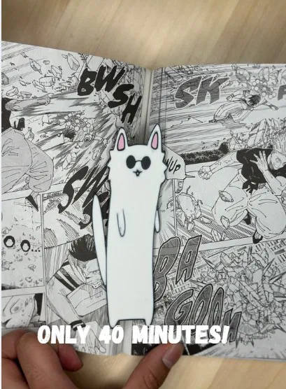 Kẹp sách Gojo Cat (Jujutsu Kaisen) - Phụ kiện 3D siêu cute - Image 3