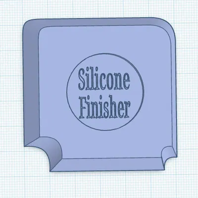 Dụng cụ vuốt keo Silicon (Silicone Finisher) in 3D tiện lợi