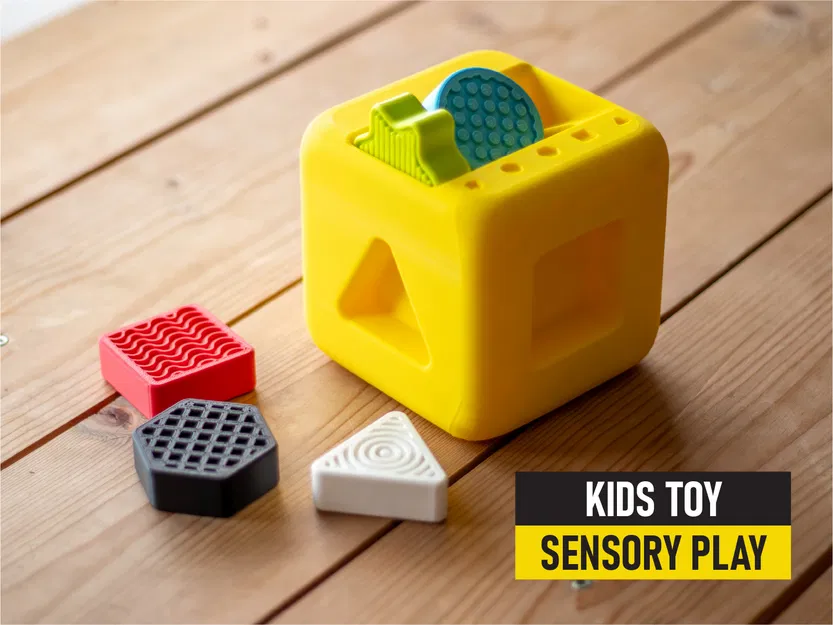 Đồ chơi hình khối cảm giác cho bé (Kids Sensory Play Shape Toy) - Image 1