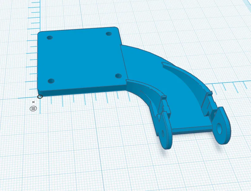 Ngàm gắn xích cáp máy đùn cho dòng máy in 3D Ender 3 - Image 1