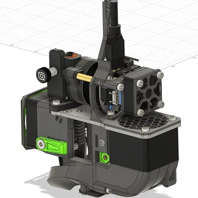 Ngàm gắn quạt cho toolboard Orbitool O2S trên RatRig V-Core 4