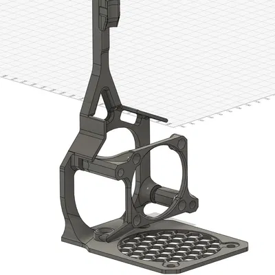 Ngàm gắn quạt cho toolboard Orbitool O2S trên RatRig V-Core 4