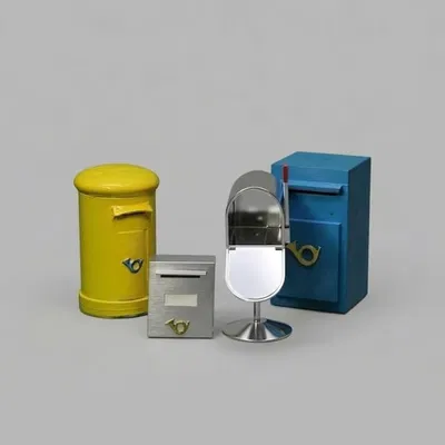 BỘ 4 MẪU THÙNG THƯ DÙNG CHO DIORAMA