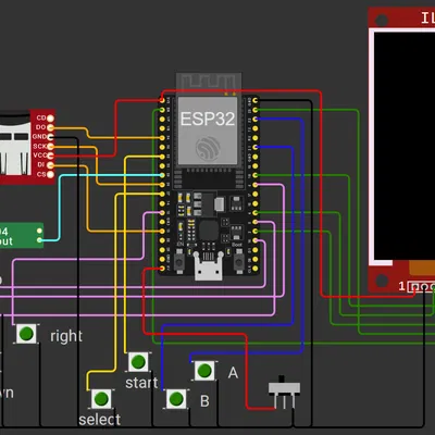 Máy chơi game ESP32 NES (ESP32 NES Gameconsole)