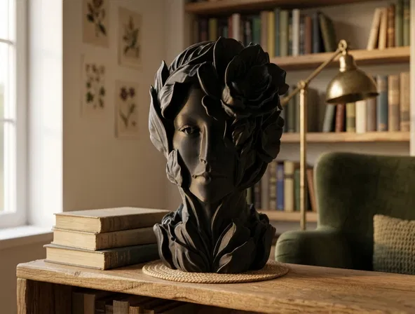 Tượng Bán Thân Botanical Muse - Image 1