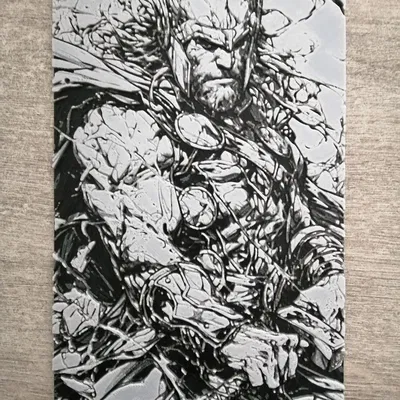 Tranh in 3D Hue Forge Thor siêu chi tiết cho tín đồ Marvel